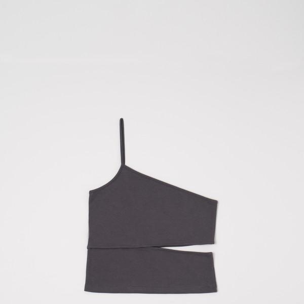 Side Cut Sleeveless (Charcoal)
