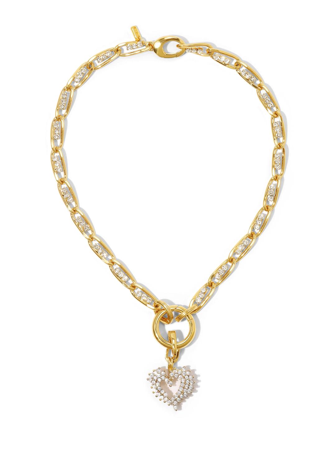The Bennett Heart Necklace - Gold / Charm / One Size