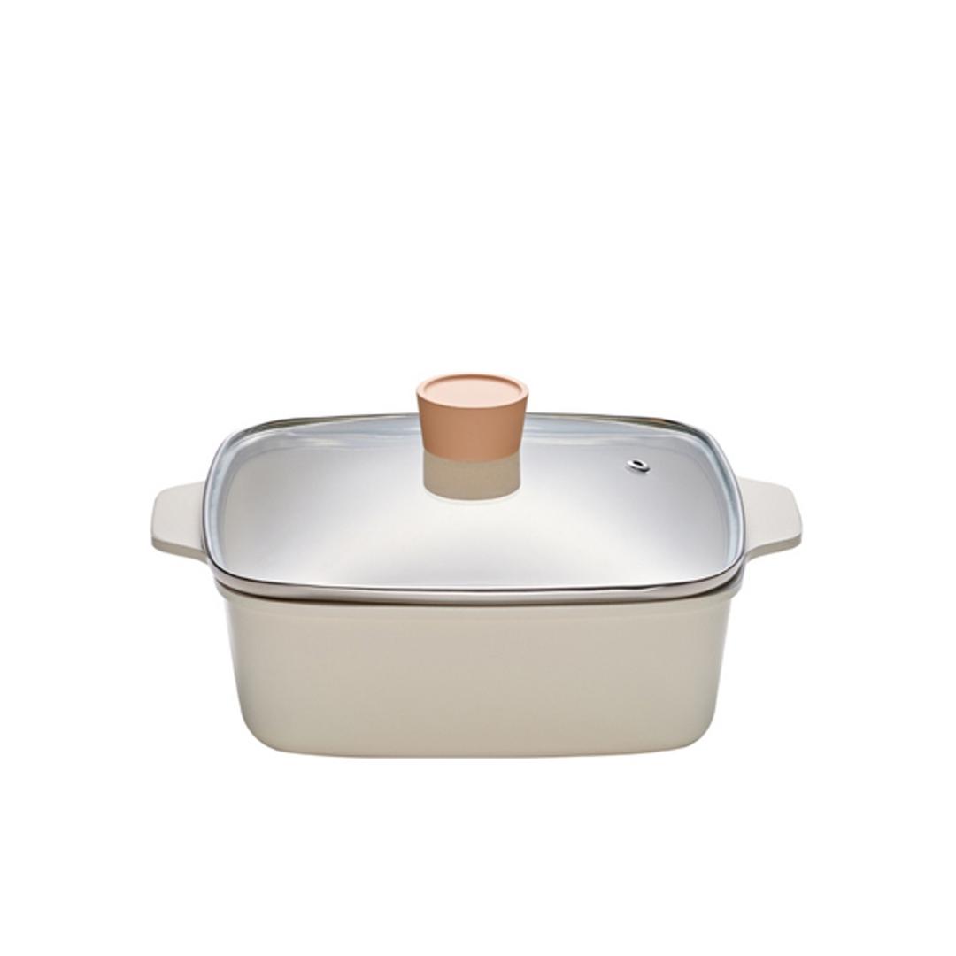 IH 사각 세라믹 냄비 18cm 인덕션 오븐 플레이팅 뚜껑 | 홈플러스 택배배송