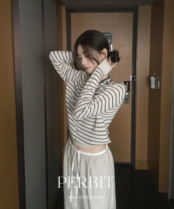 퍼빗 [P.B MADE] 스머지 단가라 홀터나시 + 니트 가디건 set - 2color