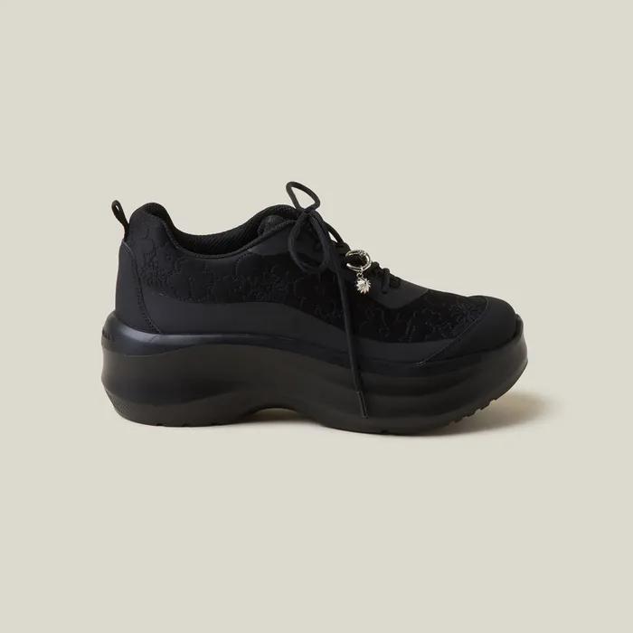 [29CM단독][서지수PICK] Fev_Foil platform sneakers(black) DD4DS26002BLK