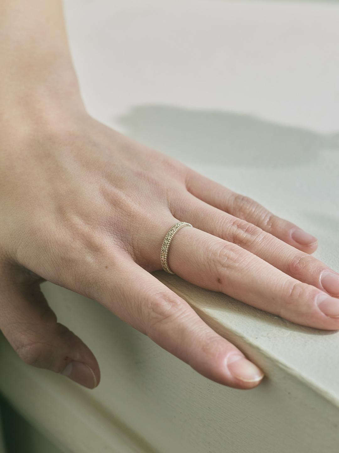 [925silver]빛의조각 빈티지 카브 가드링