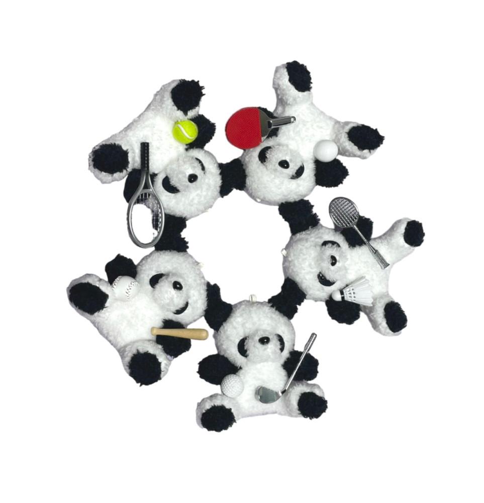 판다 스포츠 덕후 키링 열쇠고리