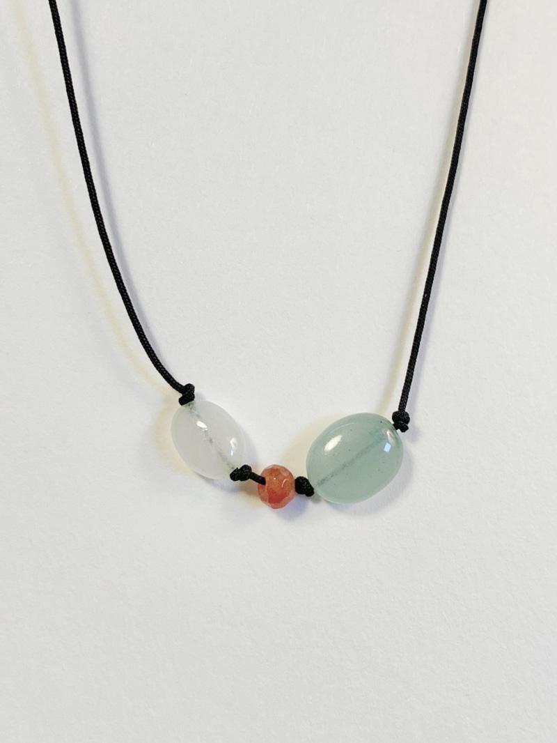 3 stone necklace