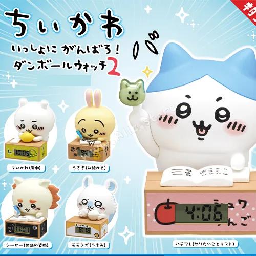 🚀 올씨 캐릭터 먼작귀 치이카와 골판지 시계 피규어 가챠 2탄 [당일로켓출고]