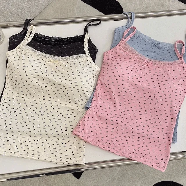 망고-플라워나시 / 플라워패턴나시 / 이너나시