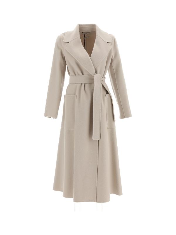 PAOLORE 벨티드 울 코트