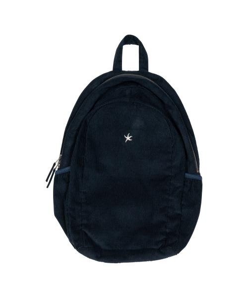 TCM mini logo corduroy backpack (navy)
