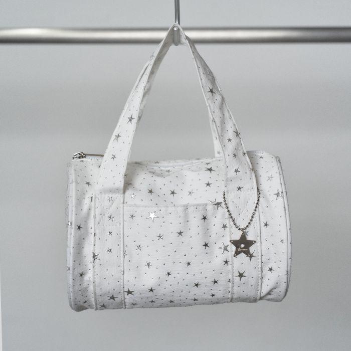 TINY STAR TOTE BAG / WHITE