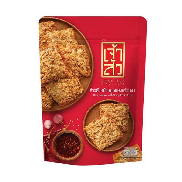 Chao Sua/차오쑤아 돼지고기맛 매운 쌀과자 80g