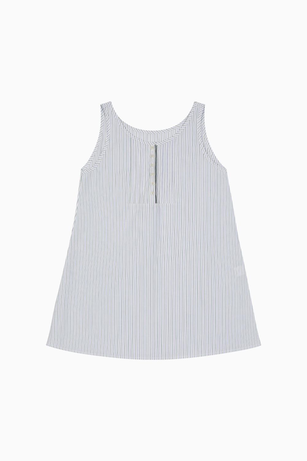 [4/17 예약배송] PINTUCK LAYERED MINI DRESS, STRIPE