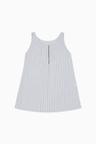 [4/17 예약배송] PINTUCK LAYERED MINI DRESS, STRIPE