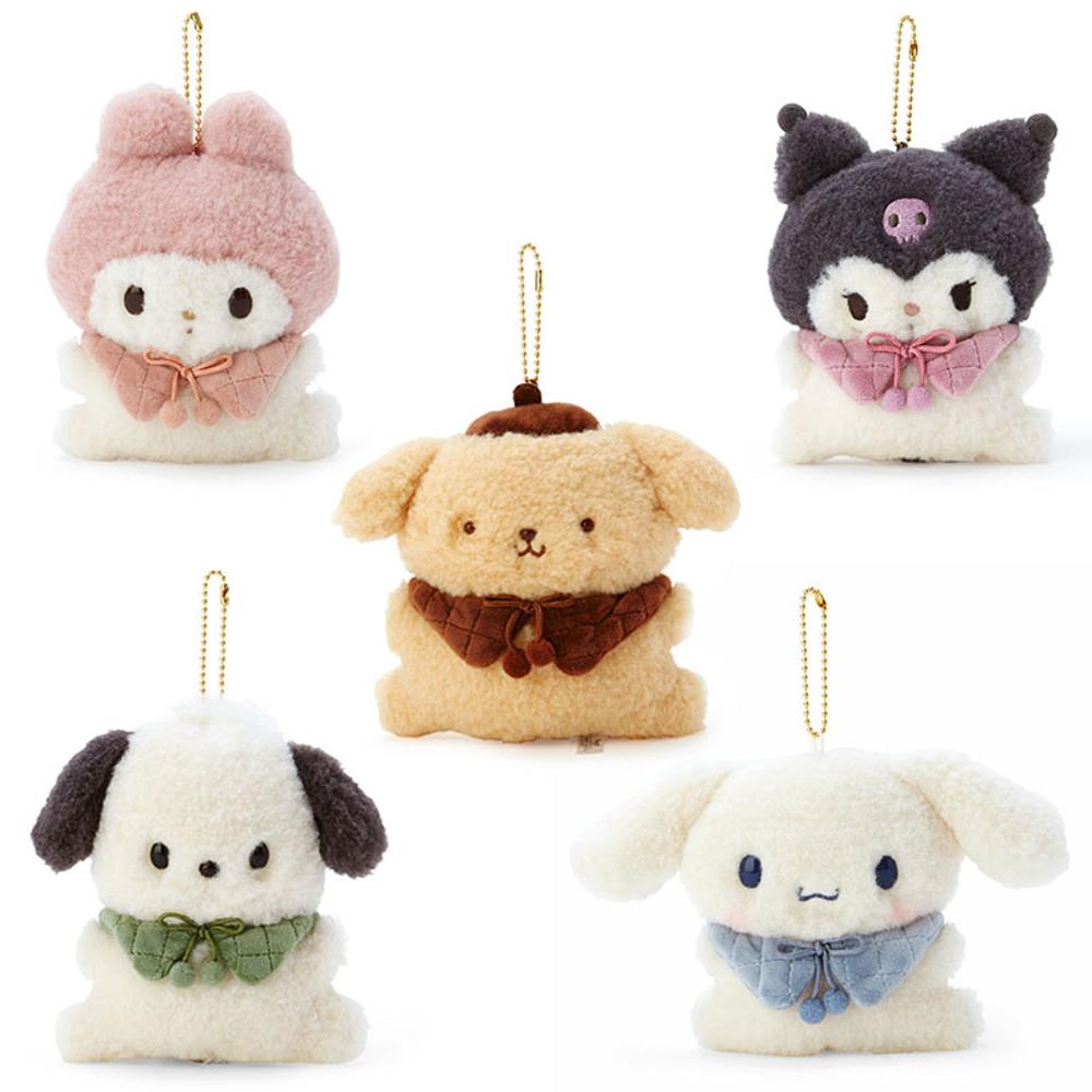 산리오 포테모코 마스코트 홀더 / 마이멜로디 쿠로미 시나모롤 폼폼푸린 포차코