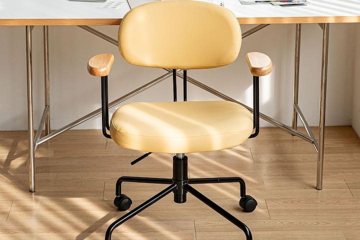 몬트 레트로 체어 팔걸이의자 바퀴 오피스 컴퓨터 의자 5colors