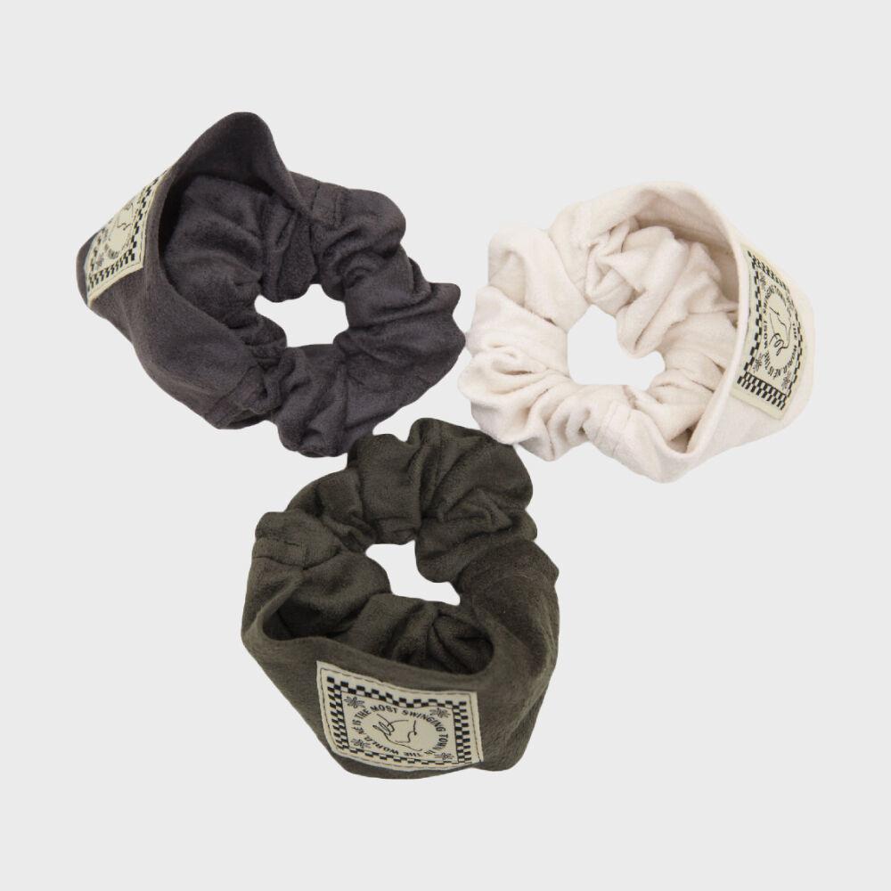 Suede Hardy Scrunchie (3colors)