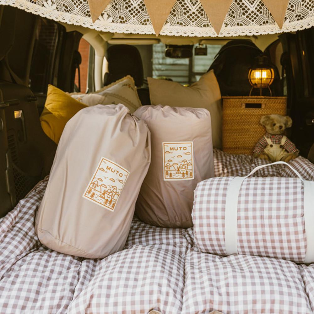 공정뮤토 코지 구스 캠핑이불