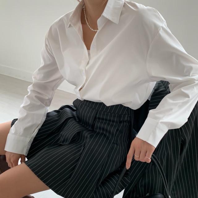 박시 보이프렌드 셔츠 (4colors)