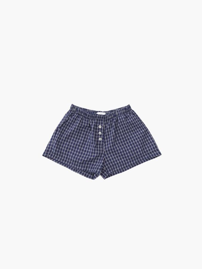 check button banding shorts