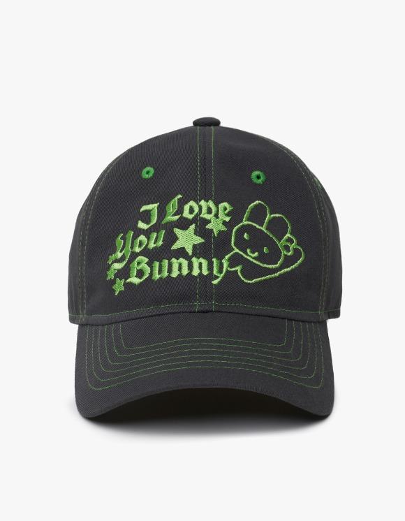 아이러뷰버니 캡 Cap - Washed Black/Lime