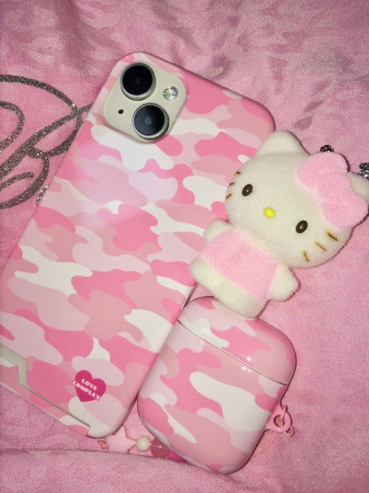 pink camo hard phone case iphone5