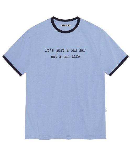 RINGER TEE [SKY BLUE]