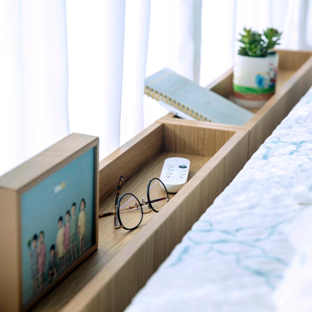 우드톡 침대 거실 쇼파 틈새 다용도 선반 협탁 사이드 수납장 700