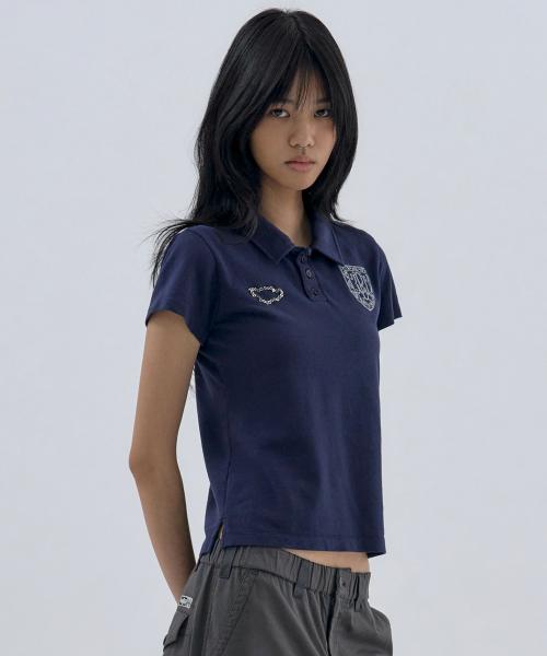 Football PK Half Sleeve Navy