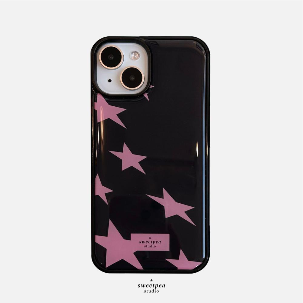 [twin star] 트윈 스타 에폭시 범퍼 케이스 pink