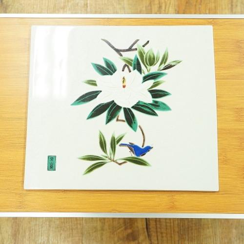 일본제 쿠타니야키 도자기 트레이