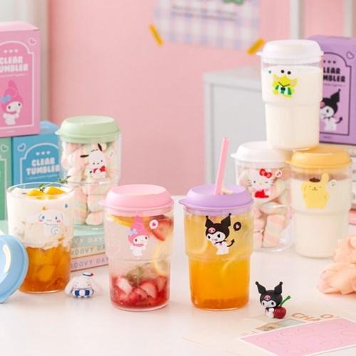 [Sanrio] 투명 텀블러