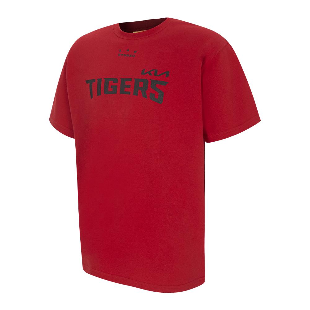 IAB STUDIO 베이직 티셔츠 레드