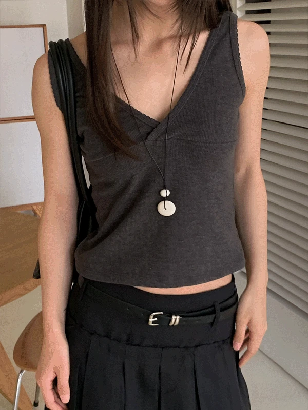 핀코트 레이스 슬리브리스