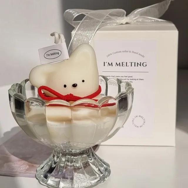 선물인기🖤 요거트볼 곰돌이 캔들