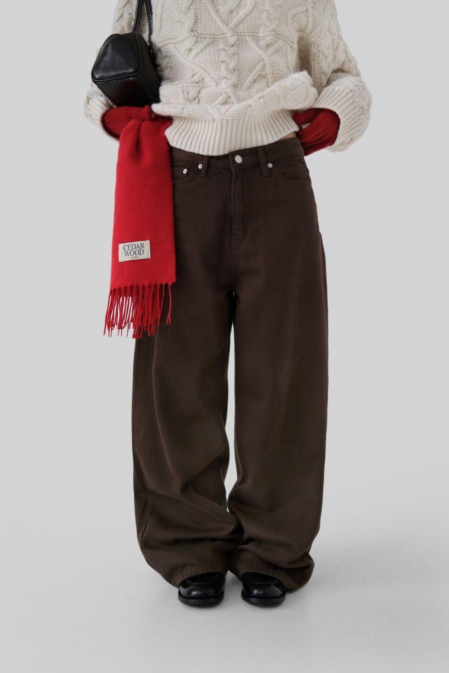 어텀 [made]기모울코튼팬츠