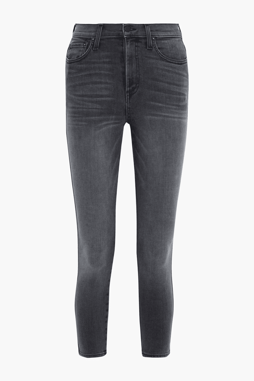 Good cropped faded high-rise skinny jeans