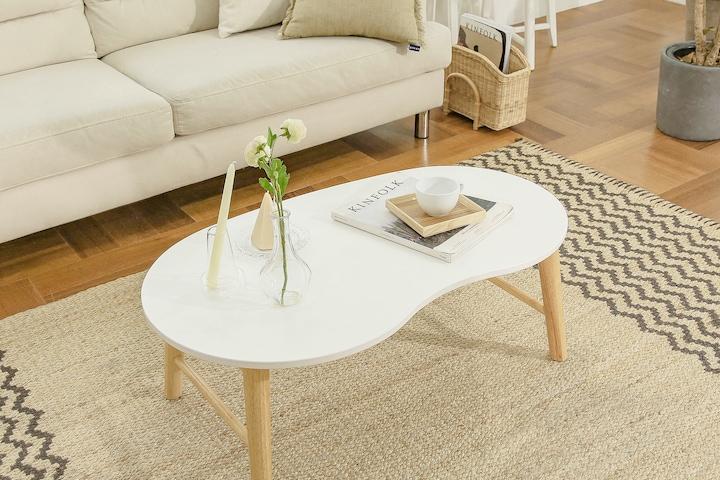 피넛 원목 좌식 거실테이블