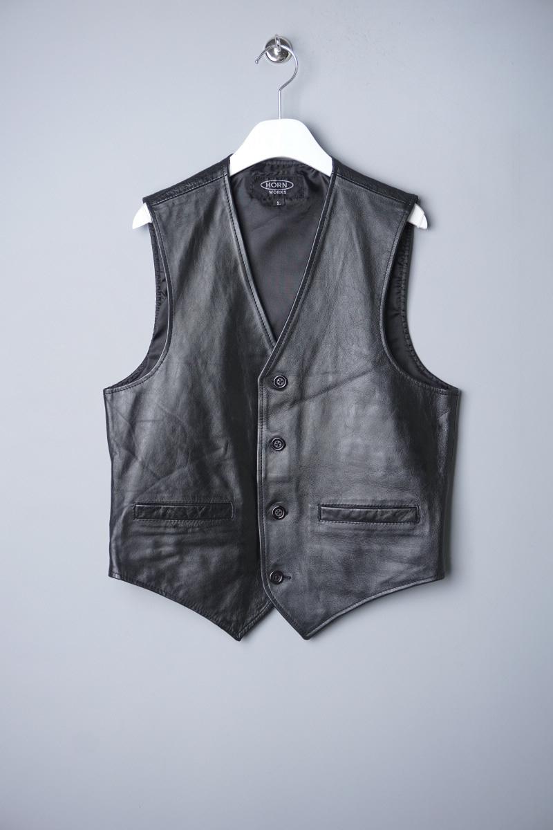 HORN WORKS Leather Vest