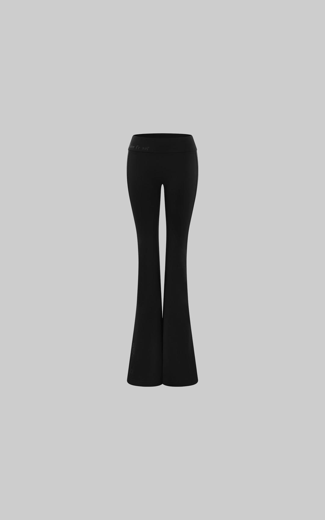 <tc>Rase le sol</tc> 하이웨이스트 스트레치 플레어 팬츠