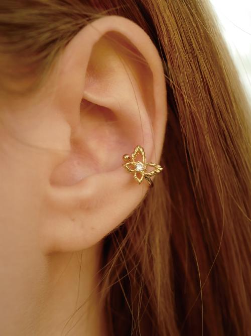 fleur wing earcuff