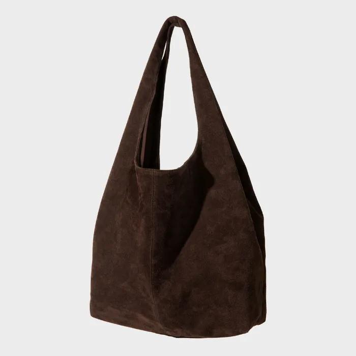[Suede] Flow Bag / Brown