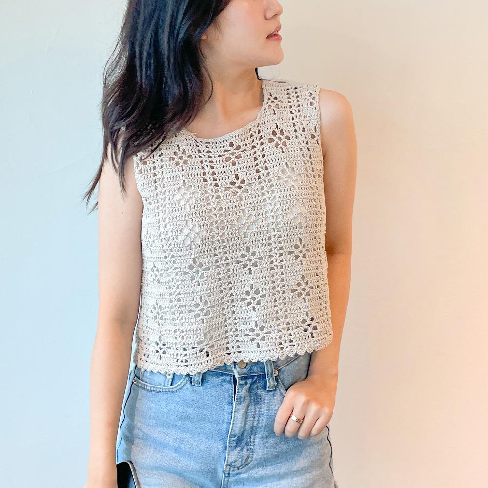 [DIY패키지] 샤블리 헬로썸머 베스트(동영상) / 토리뜨개방