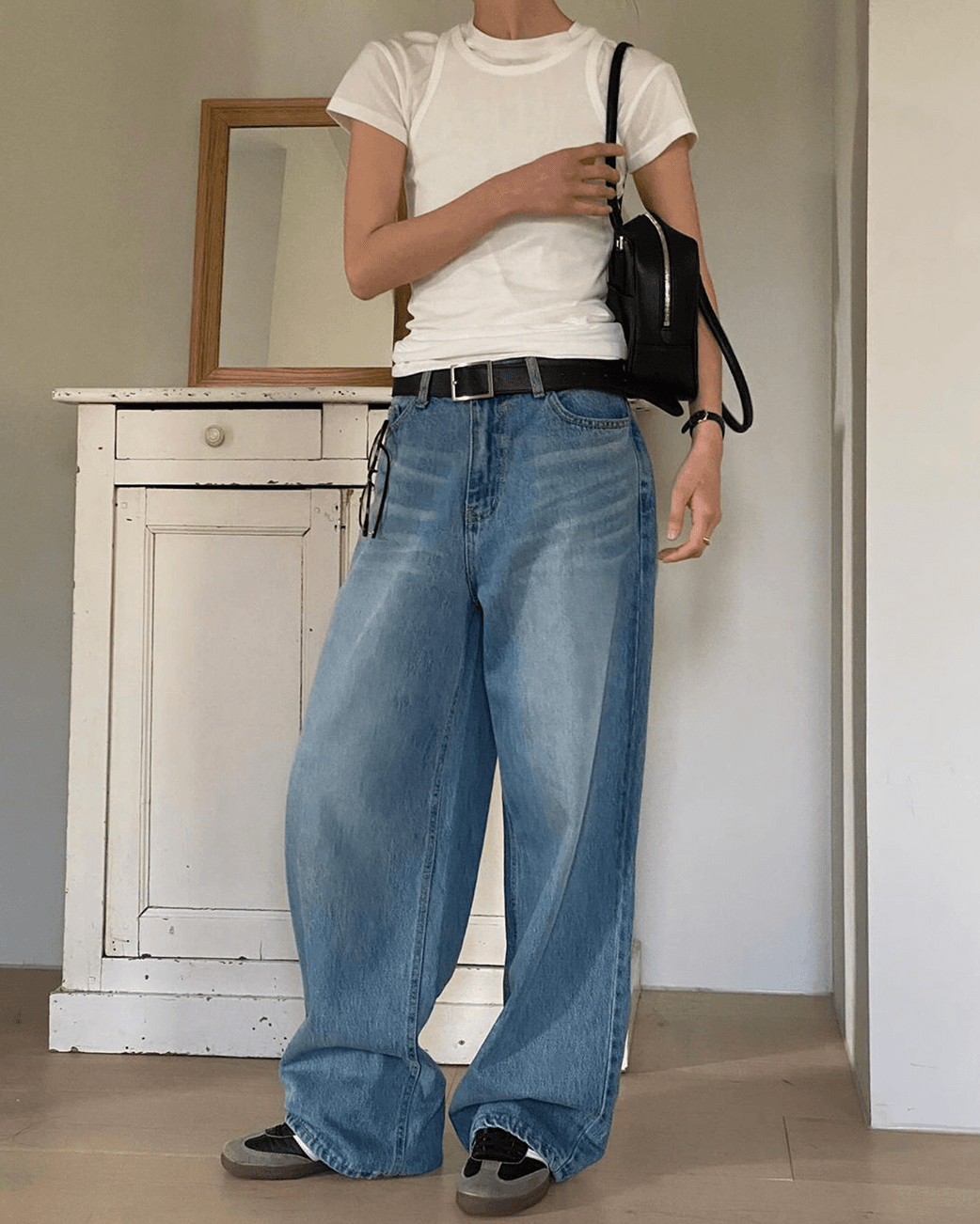 솔티 와이드데님