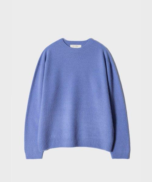 홀가먼트 쉐기 독 스웨터 (파스텔 블루)