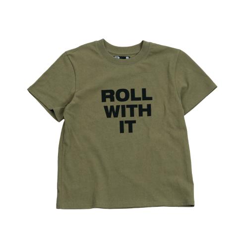 Roll With It T-Shirt Khaki Small Fit