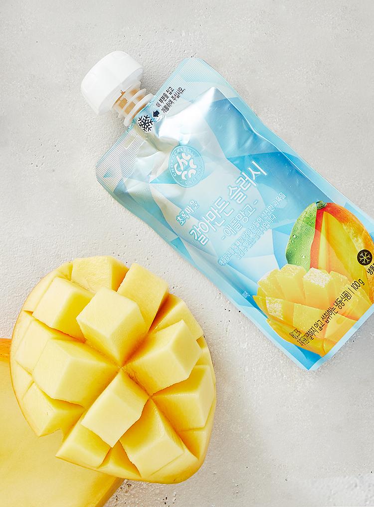 [초록마을] 갈아만든 슬러시 애플망고(100g)