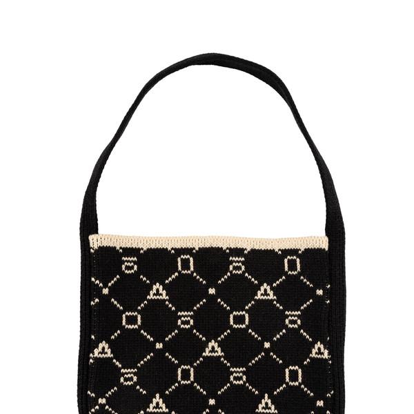 잊혀진 옛한글 니트백 - 블랙