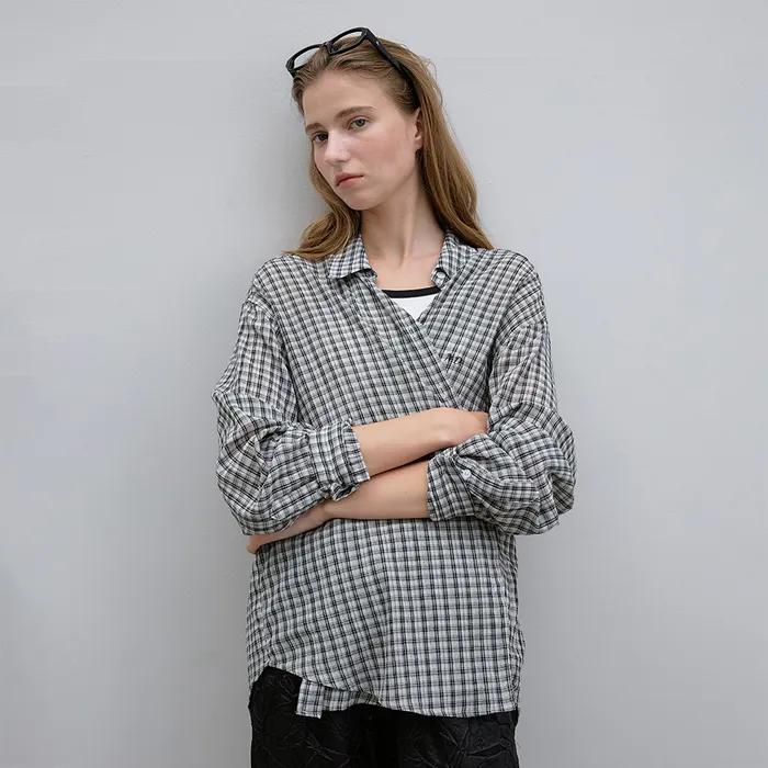 [4차]Soft Grid shirt (Black)