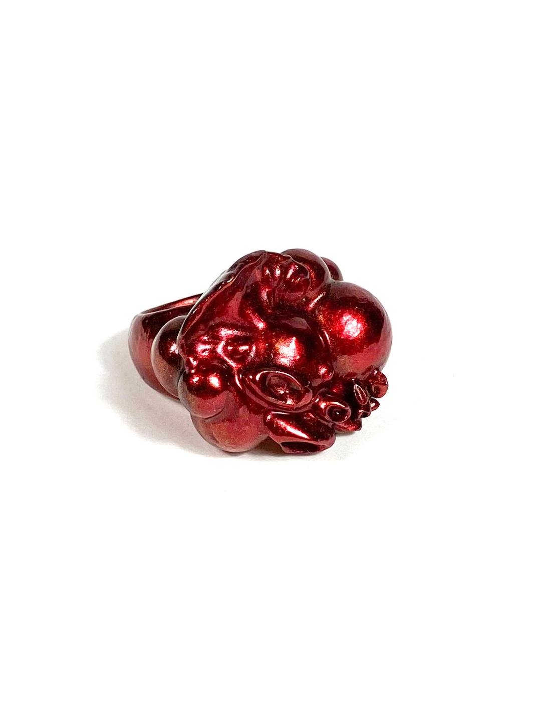 Sleepy Spore - Barn Red