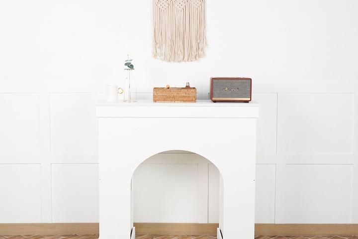 마틸다 인테리어 DIY 벽난로 콘솔 (반조립 가구)