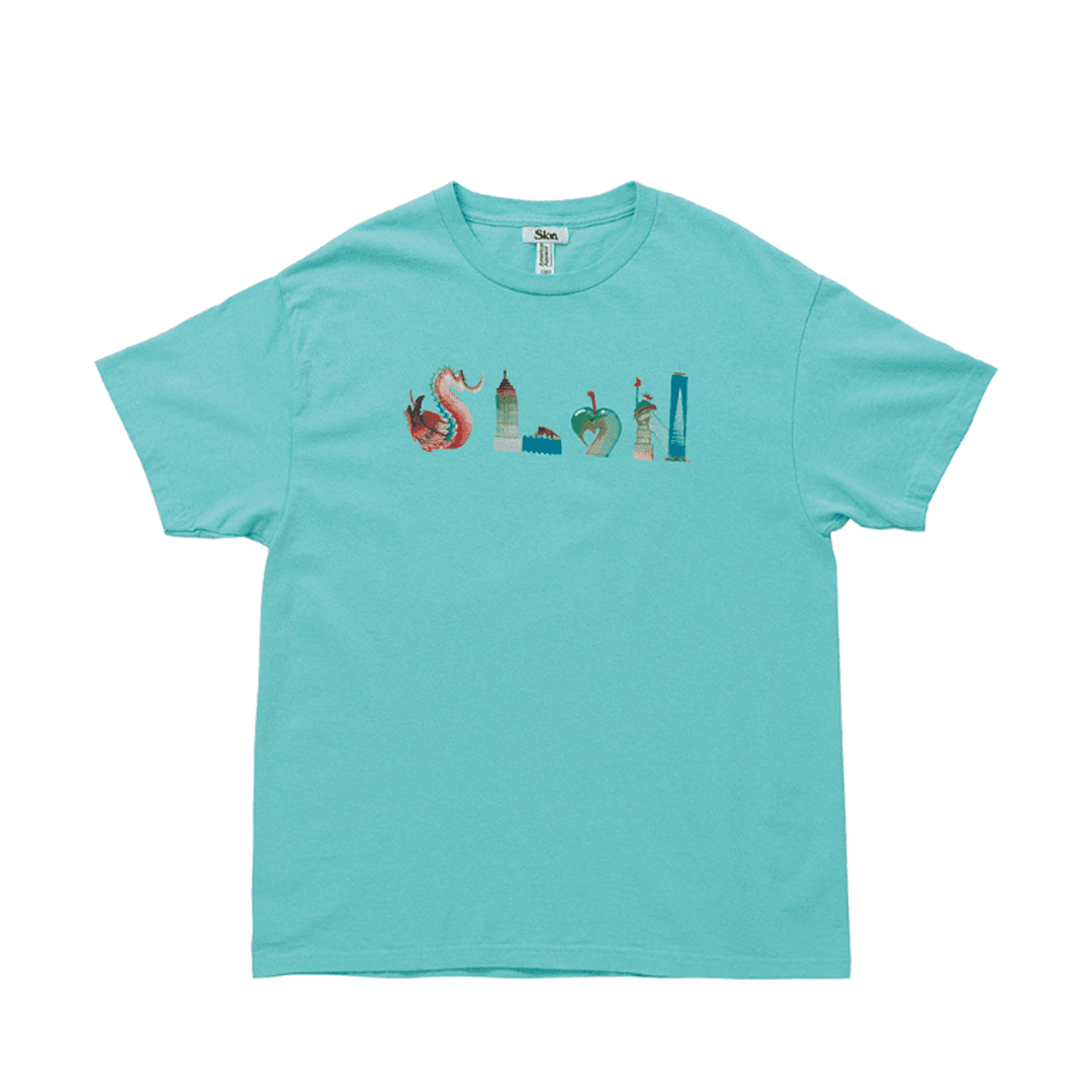 Slon Canal St Classic Tee "Jade Green\"
